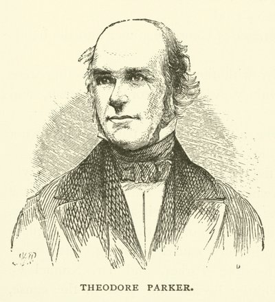 Theodore Parker, amerikanischer Unitarierminister, Transzendentalist und Abolitionist von American School