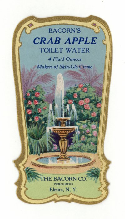 Toilettenwasser Etikett, Crab Apple von American School