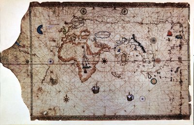 Seekarte genannt "King-Hamy" von Amerigo Vespucci