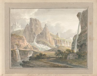 Ansichten in England, Schottland und Wales: Le Grand Théâtre des Alpes und Gletscher von Amos Green