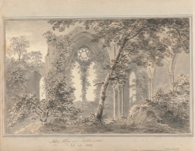 Ansichten in England, Schottland und Wales: Netley Abbey bei Southampton, 24. Juli 1804 von Amos Green