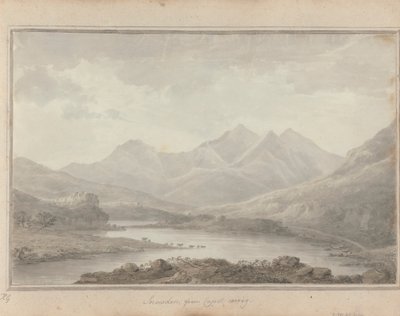 Ansichten in England, Schottland und Wales: Snowdon, von Capel Cerrig von Amos Green