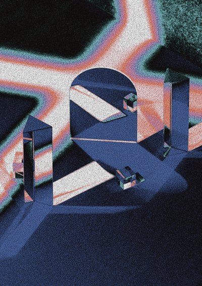 Prismatischer Lichtbogen von Amy Louise Baker