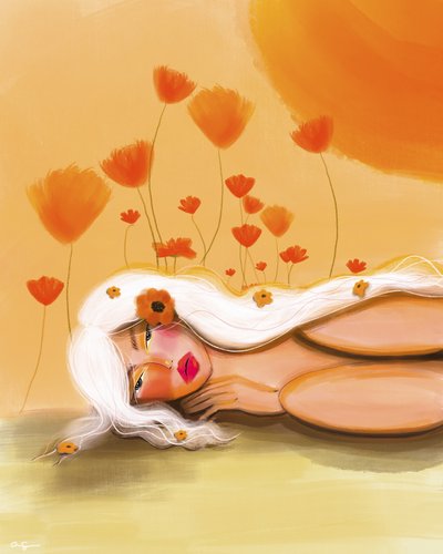 Goldener Mohntraum von Amy Straley