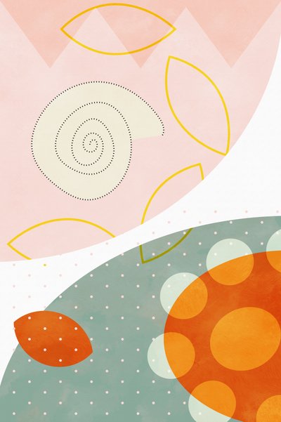 Freundliche Farben Hilma 4 von Ana Rut Bre