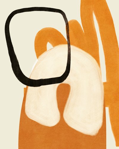 Gemalte Linien Desatur2 von Ana Rut Bre