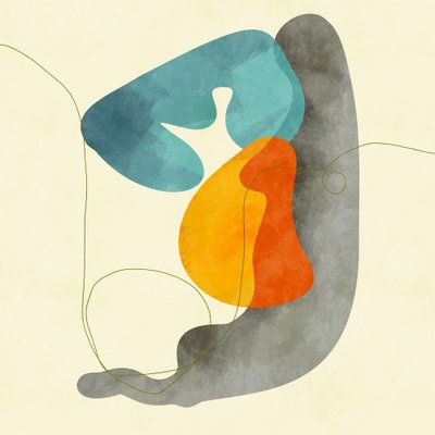 Formen und Linien 2 von Ana Rut Bre