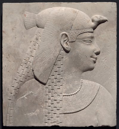 Plakette, die eine Königin oder Göttin darstellt von Ancient Egyptian