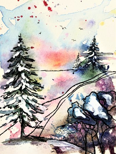 Bunter Winterglanz von Anda Bieza