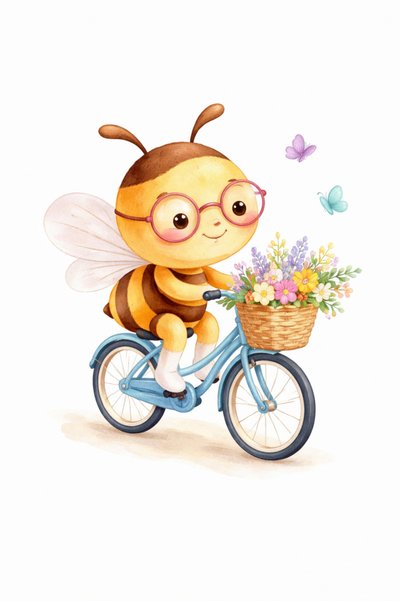 Niedliche Bienenfahrt von Anda Bieza