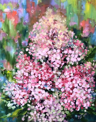Malerische rosa Blüten von Anda Bieza