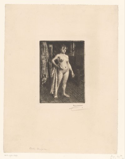 Die Venus von La Villette von Anders Leonard Zorn (signed by artist)