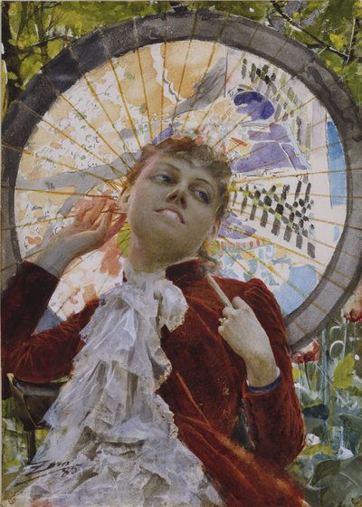 Luftschlösser, 1885 von Anders Leonard Zorn