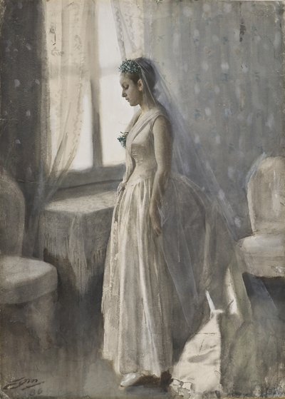 Die Braut, 1886 von Anders Leonard Zorn