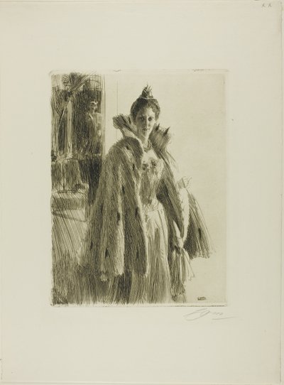 Ihre Königliche Hoheit Prinzessin Ingeborg von Schweden II von Anders Leonard Zorn