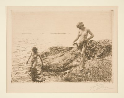 Seaward Skerries von Anders Zorn