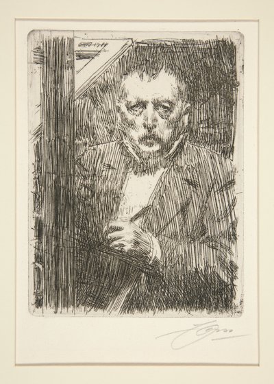 Selbstporträt von Anders Zorn