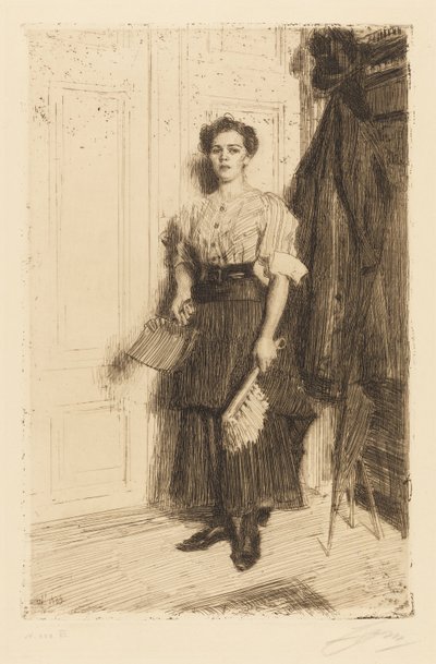 Die Putzfrau von Anders Zorn