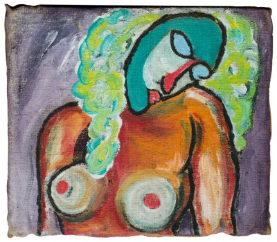 Empörung über Modigliani - Schlafende Frau von Ando Gilardi