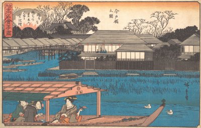 Imadobashi no Zu Tama-Sho, ca. 1840 von Ando Hiroshige