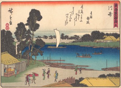 Kawasaki, aus der Serie Die dreiundfünfzig Stationen der Tokaido-Straße von Ando Hiroshige