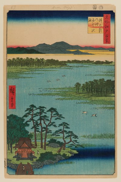 Benten-Schrein, Inokashira-Teich von Ando or Utagawa Hiroshige
