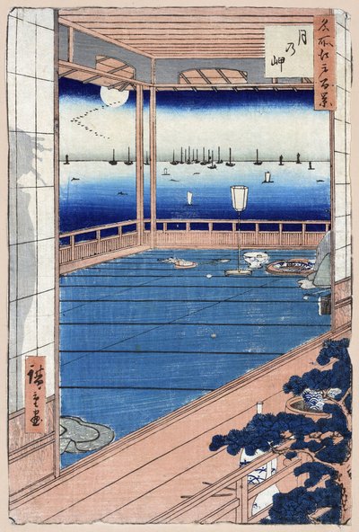Mondlicht. Hundert berühmte Ansichten von Edo von Ando or Utagawa Hiroshige