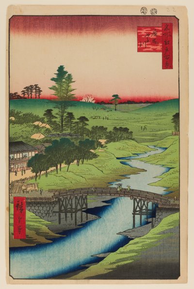 Furukawa-Fluss, Hiroo von Ando or Utagawa Hiroshige