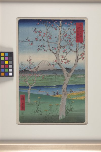Koshigaya in der Provinz Musashi von Ando or Utagawa Hiroshige