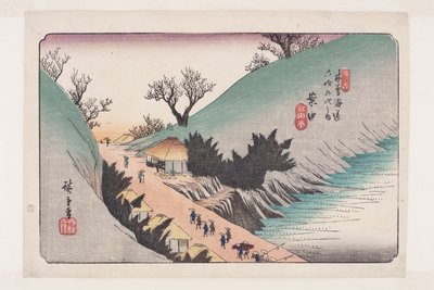 Nr. 16, Annaka von Ando or Utagawa Hiroshige