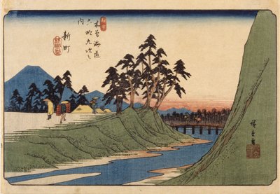 Shinmachi von Ando or Utagawa Hiroshige