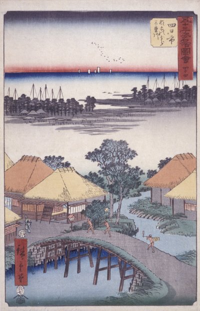 Station 44, Yokkaichi von Ando or Utagawa Hiroshige