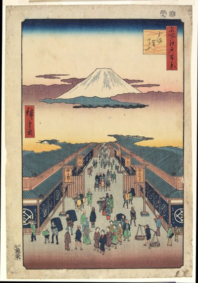 Suruga-chō von Ando or Utagawa Hiroshige
