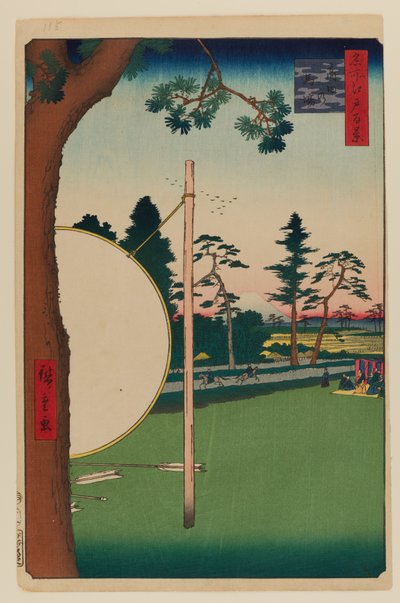 Takata-Reitgelände von Ando or Utagawa Hiroshige
