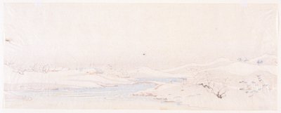 Winterlandschaft. Provinzserie. von Ando or Utagawa Hiroshige
