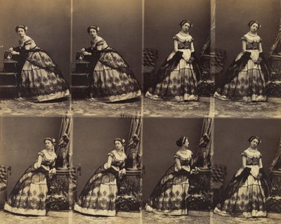 Clara Silvois, 1861 von Andre Adolphe Eugene Disderi