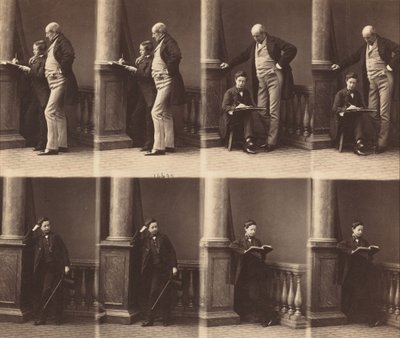 Monsieur Jadin und Sohn, ca. 1860 von Andre Adolphe Eugene Disderi