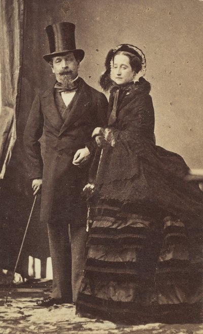 [Napoleon III und Kaiserin Eugenie], ca. 1865 von Andre Adolphe Eugene Disderi