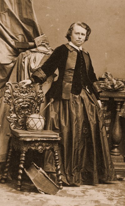 Porträt von Rosa Bonheur, ca. 1861 von Andre Adolphe Eugene Disderi