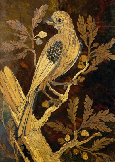 Louis XIV-Stil eingelegter Ebenholzschrank von Andre Charles Boulle
