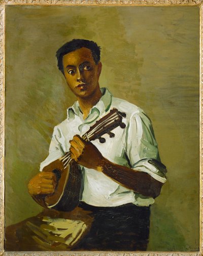 Le noir à la mandoline von Andre Derain