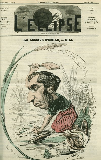 Émile Ollivier (1825-1913), französischer Politiker. Titelblatt in „L