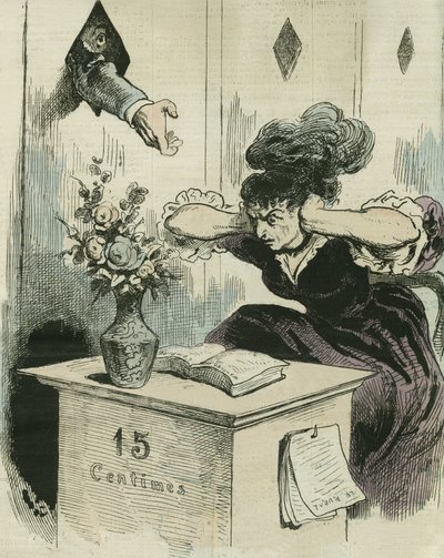 Erhöhung der Papiersteuer zur Begleichung der Kriegsschulden von 1870. in „L
