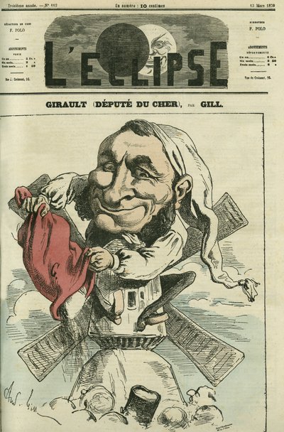 Jean Girault (1825-1909), französischer Müller und Politiker. Cover in „L
