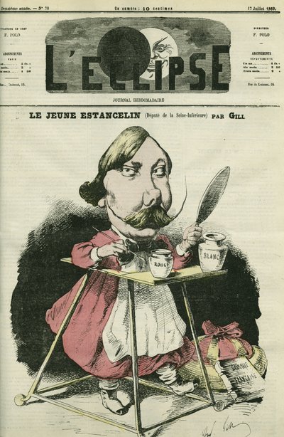 Louis-Charles-Alexandre Estancelin (1825-1906), französischer General und Politiker. Titelblatt in „L