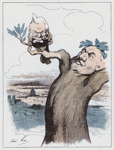 Der Vogel auf dem Ast von Andre Gill