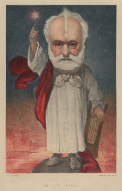 Victor Hugo, französischer Dichter, Romanautor und Dramatiker von Andre Gill
