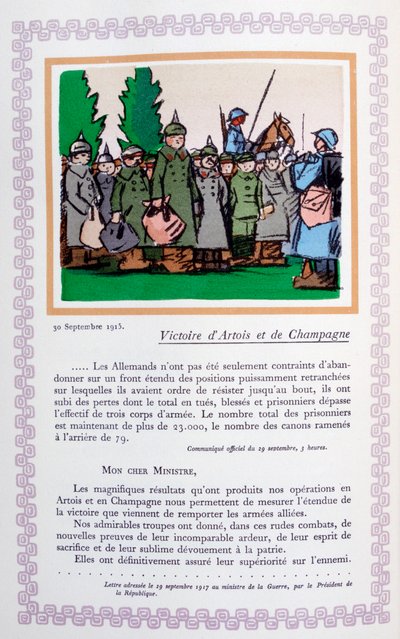 Sieg in Artois und Champagne, 30. September 1915, 1919 von Andre Helle