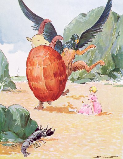 Alice, der Greif und die falsche Schildkröte, Illustration aus 