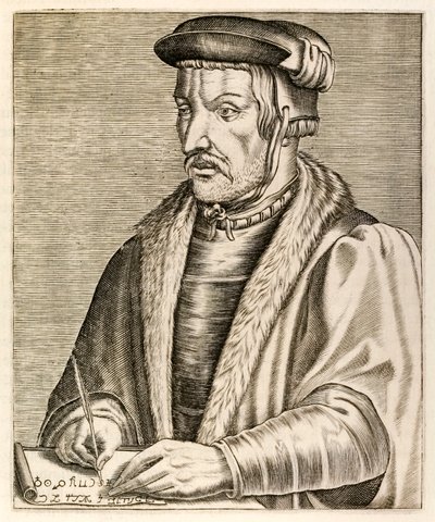 Heinrich Cornelius Agrippa, aus „Wahre Porträts“ von André Thévet, veröffentlicht 1584 von Andre Thevet